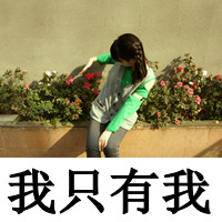 女生qq头像可爱带字图片爱我不需要