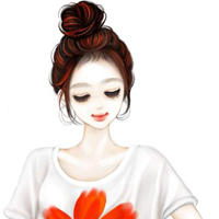 唯美清新插画少女头像图片大全