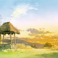 qq头像手绘插画风景唯美的动漫插画风景头像图片大全