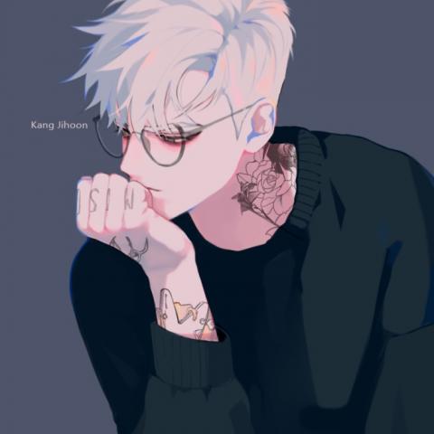 动漫流血男生头像高清霸气的男生流血泪的动漫头像图片