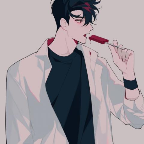 动漫流血男生头像高清霸气的男生流血泪的动漫头像图片