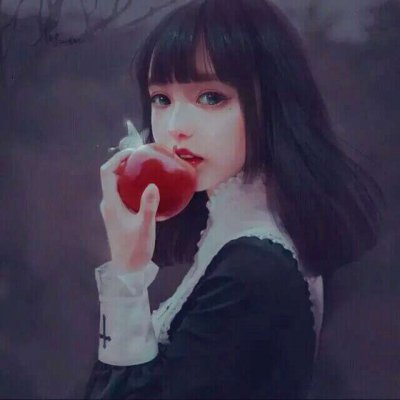 qq头像黑暗动漫女生高清好看的动漫黑暗系女生头像图片