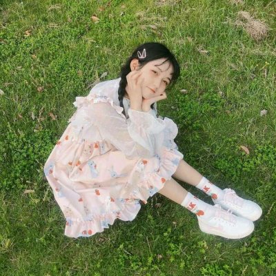 qq头像绿色系女生社会高清好看的社会头像女绿色系