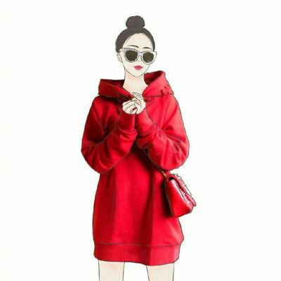 手绘头像女生简单高清好看个性的简约的女生手绘头像图片