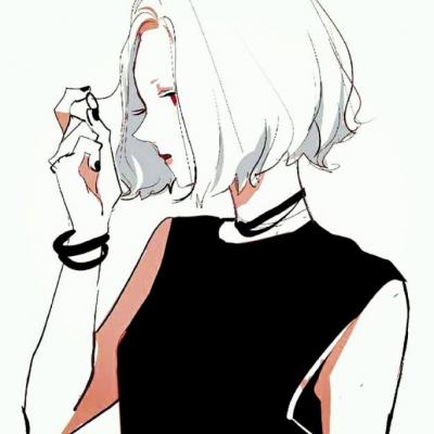 动漫头像女生冷酷短发高清好看的动漫短发女生头像冷酷