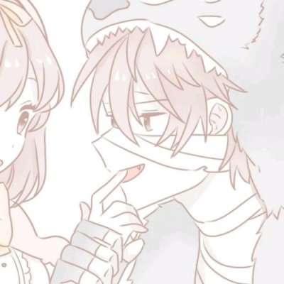 漫画情头可爱 高清好看的 漫画情头一对两张图片
