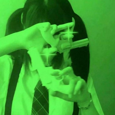 情侣头像 绿色情头系列 400_400