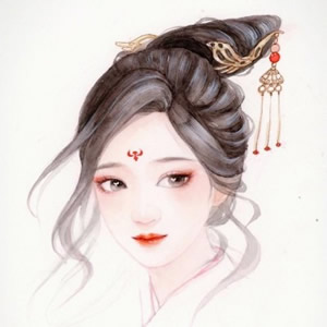 手绘古风闺蜜头像高清好看的手绘古风美人闺蜜头像图片