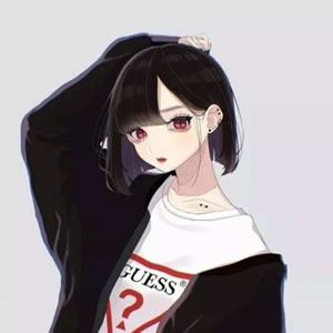 动画图片头像女高清好看的微信动画图片女生头像