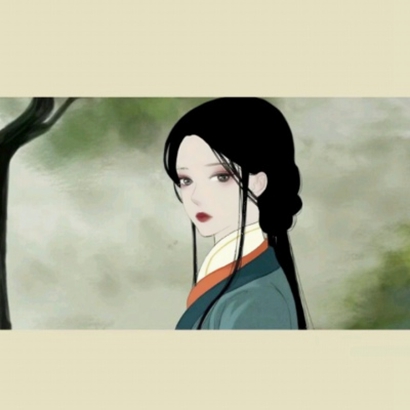 古风动漫伤感头像女生高清动漫丧系古风女头图片
