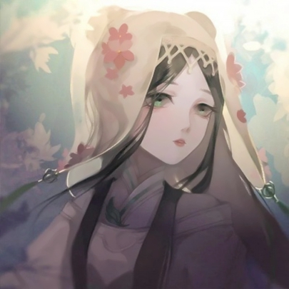 女生动漫古风唯美头像图片