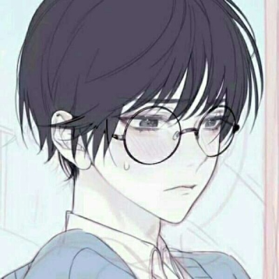 男生戴眼镜头像动漫高清帅气的动漫头像男生冷酷戴眼镜图片