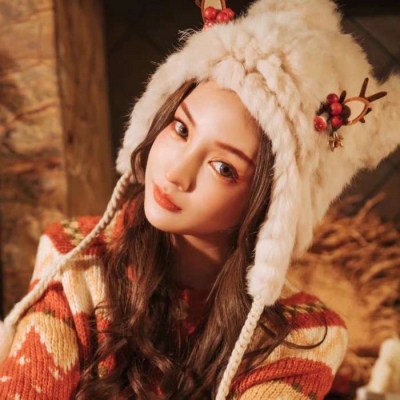 圣诞真人头像女高清圣诞真正的图片真人头像照片