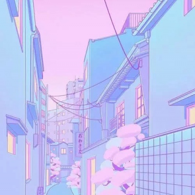 动漫粉色风景微信头像图片大全 高清唯美的风景头像粉色系