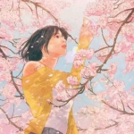 樱花动漫情侣头像 高清一男一女的情侣头像动漫唯美樱花图片