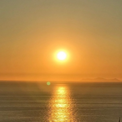 大海黄昏风景头像高清唯美的静心大海黄昏风景微信头像图片