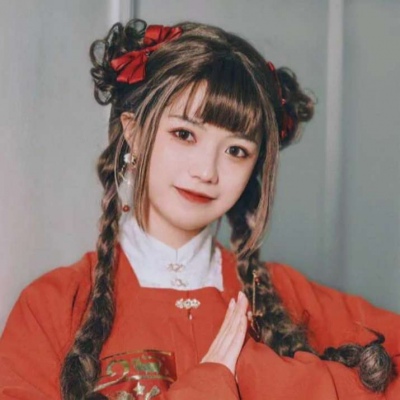 新年头像女生红色高清过年用的头像女生图片