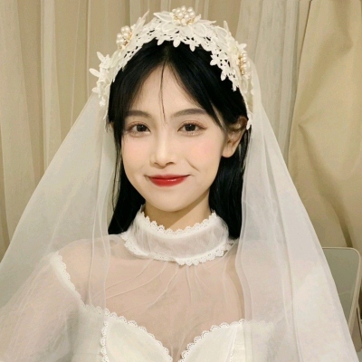 单人婚纱头像女高清清新婚纱系的女生头像图片