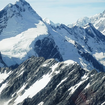 巍峨雪山美景头像不同的唯美雪景图片