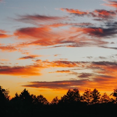 好看的唯美夕陽晚霞風景圖片