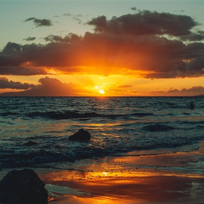 高清最新唯美夕阳风景头像图片