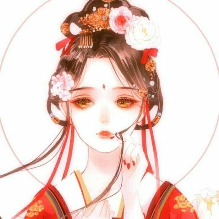 唯美古典美女嫁衣头像图片