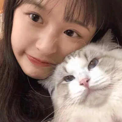 好看的女生抱猫咪头像可爱女生抱着猫咪的头像高清