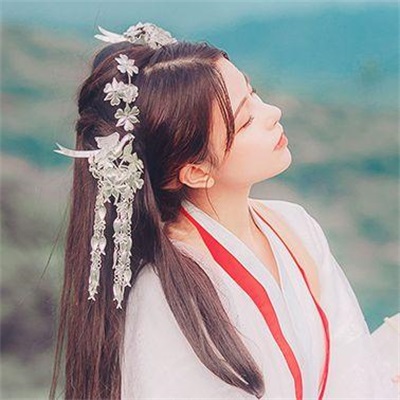 可爱女生真人头像古风仙气十足的女生高清图片