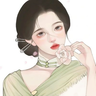 唯美漫画女头像有气质图片