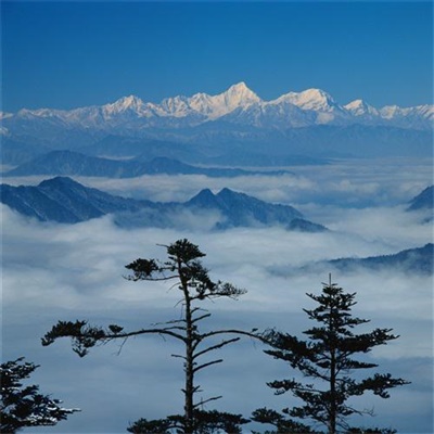 一眼望不到头的高清高山风景头像